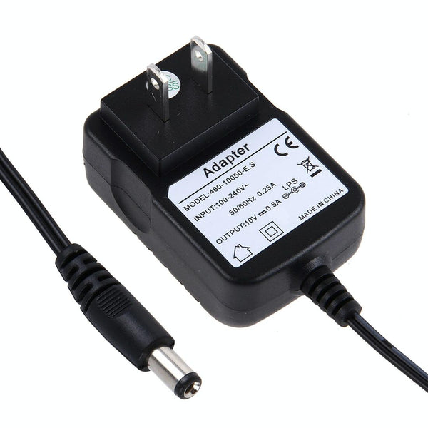 10V Output 500mAh AC / DC Charger for Walkie Talkie, US Plug + 2.5mm Plug(Black)