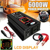 Tang III Generation 12V to 110V 6000W Modified Square Wave Car Power Inverter with LCD Display & Dual USB(Black)