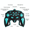 Remote Control Spray Four-wheel Drive Lateral Drift Stunt Car(Blue)