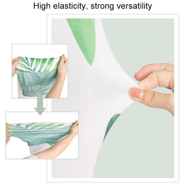 Vertical Fan Universal All-inclusive Dust-proof Protection Cover, Size: L(Green Leaf)