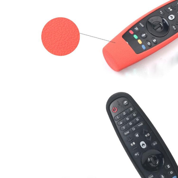 Suitable for LG Smart TV Remote Control Protective Case AN-MR600 AN-MR650a Dynamic Remote Control Silicone Case(Black)