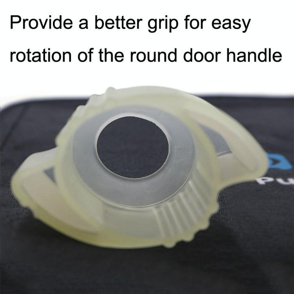 Night Light Door Locks Cover Thickened Anti-Collision Pad Door Lock Protective Cover(Transparent)