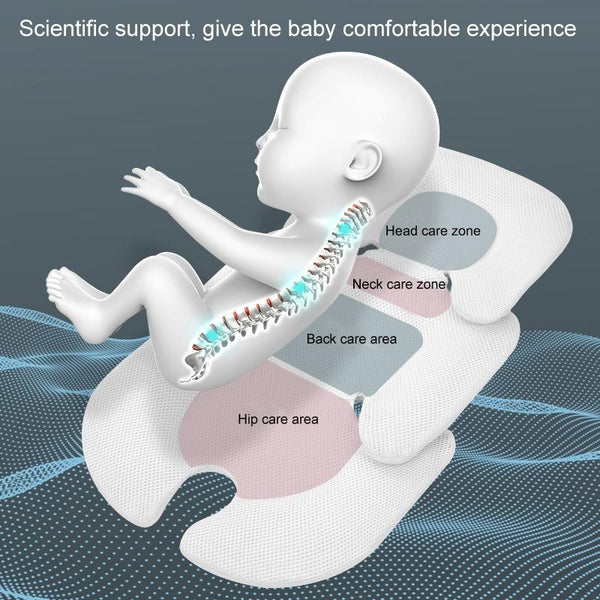 Baby Stroller Seat Cushion Safety Seat Protector Cushion, Color: Gray White