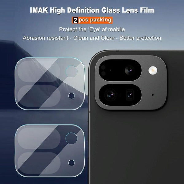 For Google Pixel 9 Pro Fold 2pcs/Set imak HD Glass Rear Camera Lens Film