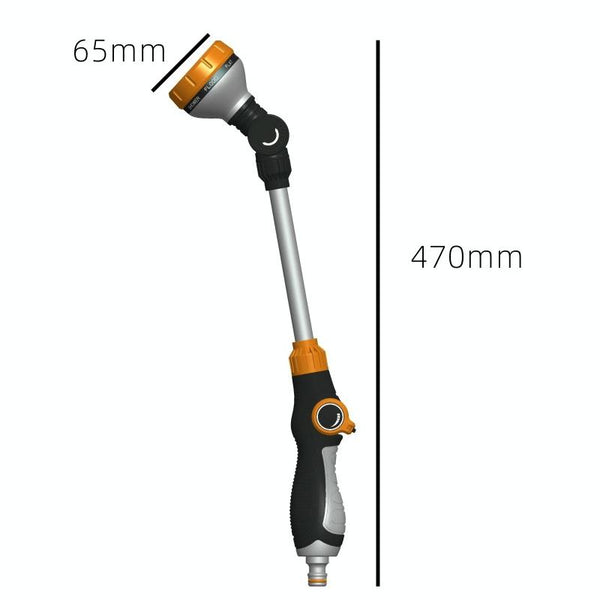 8 Functional Thumb Long Rod Sprinkler +3 Mats Multi-functional Home Irrigation Agricultural Garden Car Wash Shower