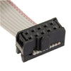 JUNSUNMAY DB9 9Pin Male to IDC 10Pin Female Ribbon Cable RS232 Serial Header Flat Cable, 28cm
