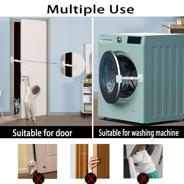 Window Limator Lock Children Safety Lock Anti-Theft Window Lock(White)