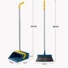 Broom And Dustpan Set With Double-Sided Tooth Scraping, Style: Snap White
