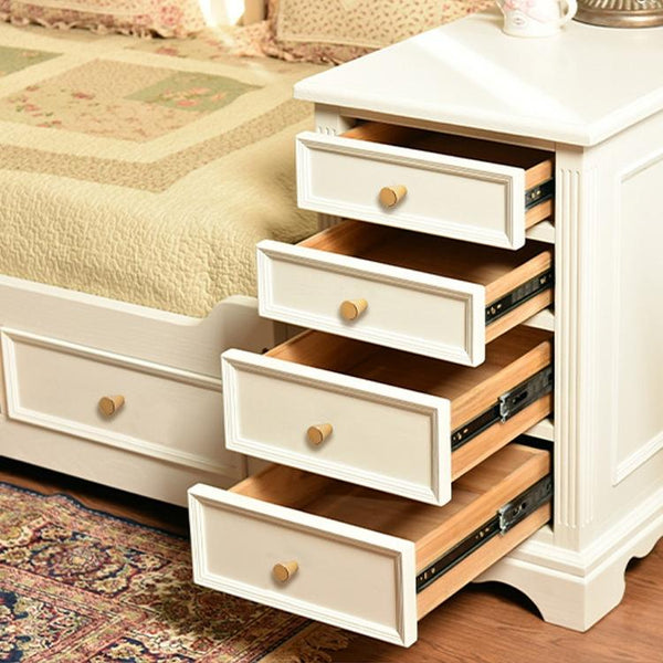 9001 Simple Furniture Cabinet Handle Aluminum Profile Round Handle (Gold)