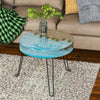 DIY Crystal Drip Rubber Round Table Mold Quicksand Table Silicone Mold Table Legs High 42cmx3