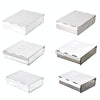 Under Desk Invisible Drawer Storage Box Office Student Desk Bottom Stationery Sundry Organizer, Size: Medium(White)
