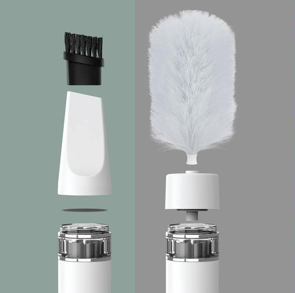 DY701  3 In 1 Electric Feather Duster Handheld Telescopic Dust Clean Brush(Pink)