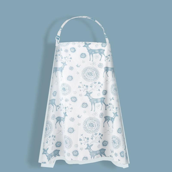 Anti-exposure Nursing Pad Outdoor Fig Leaf Stroller Mosquito Net, Color: Sika Deer