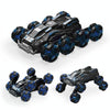 DM-558 Eight Wheel Stunt Drift Spray Remote Control Car, Specification:Dual Control(Blue)