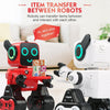 JJR/C R4 Cady Wile 2.4GHz Intelligent Remote Control Robo-advisor Money Management Robots Toy with Colorful LED Light, Remote Control Distance: 15m, Age Range: 8 Years Old Above (Red)
