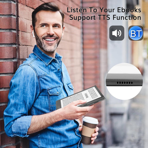 Meebook M7 6.8 inch E-ink Screen Kindle, 3GB+32GB, Android 11 Cortex A55 Quad Core 1.8GHz(Black)