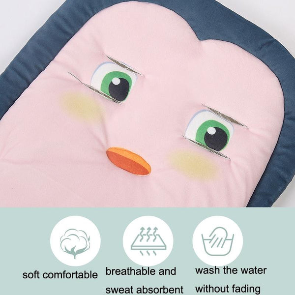 Baby Carriage Cushion Cotton Four Seasons General Purpose Dining Chair Mat(Norwegian Bird)