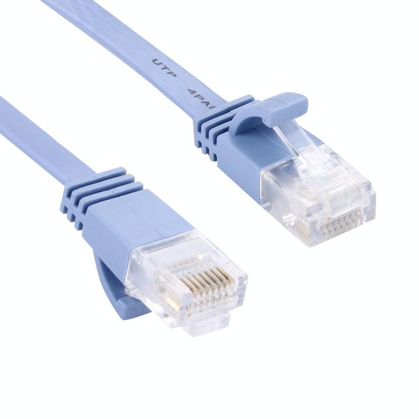 CAT6 Ultra-thin Flat Ethernet Network LAN Cable, Length: 20m(Blue)