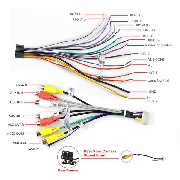 Universal Machine Android Smart Navigation Car Navigation DVD Reversing Video Integrated Machine, Size:10inch 2+32G, Specification:Standard