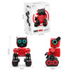 JJR/C R4 Cady Wile 2.4GHz Intelligent Remote Control Robo-advisor Money Management Robots Toy with Colorful LED Light, Remote Control Distance: 15m, Age Range: 8 Years Old Above (Red)
