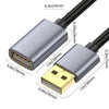 USB2.0 A Male to A Female Extension Data Charging Cable, Length:0.3m