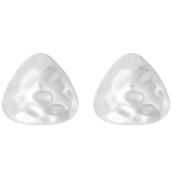 E2209-2 Pit Pattern Triangle Stud Earrings Jewelry