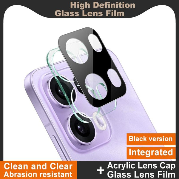 For OPPO Reno13 Pro China imak High Definition Integrated Glass Lens Film Black Version