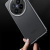 For vivo X200 GKK Integrated AG Phantom All-inclusive Shockproof Phone Case without Pen(Black)