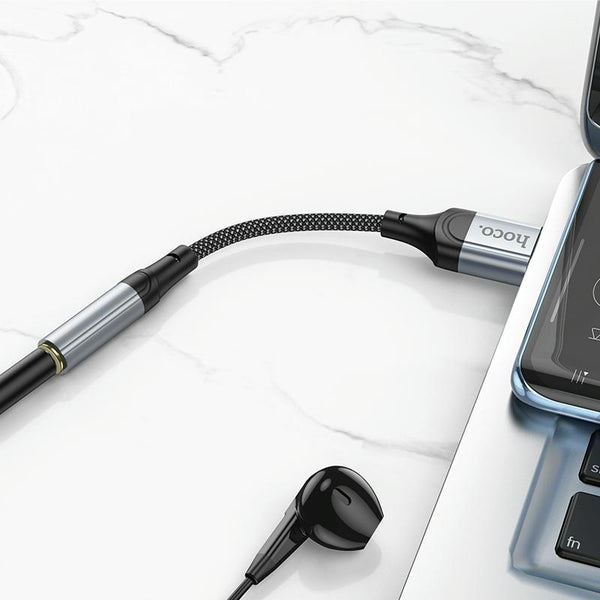 hoco LS36 Fresh USB to 3.5mm External Sound Card(Black)