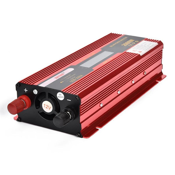 XUYUAN 2000W Car Battery Inverter with LCD Display, Specification: 12V to 220V