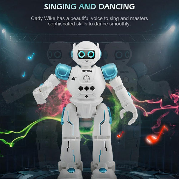 JJR/C R11 CADY WIKE Smart Touch Control Robot with LED Light, Support Waling / Sliding Mode (Green)