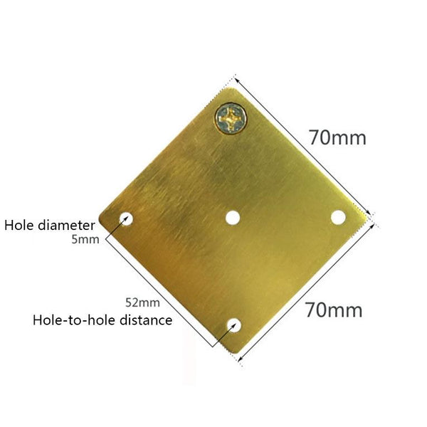 Adjustable All Aluminium Furniture Stand Legs, Height: 25cm(Gold)