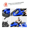 809  2.4G Remote Control Motor Speed Boat High Speed Electric Yacht Model Children Water Toys, Specification Single Battery (Blue)