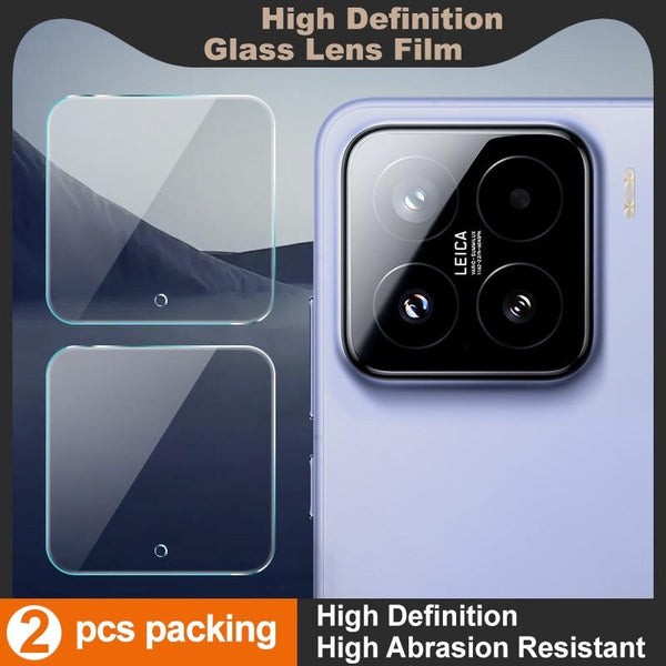 For Xiaomi 15 2 PCS/Set IMAK HD Glass Rear Camera Lens Film
