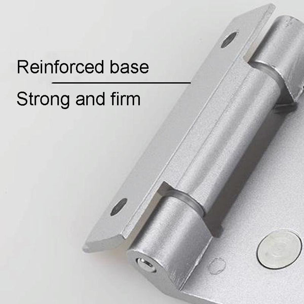 Glass Door Partition Hinge Furniture Housing Door Fittings, Model: Space Aluminum