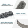 9 In 1 2.5m/100inch Dust Cleaner Sofa Extendable Duster Removal Household Cleaning tools