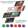 VEIKK A30 10x6 inch 5080 LPI Smart Touch Electronic Graphic Tablet, with Type-c Interface