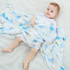 Cartoon Baby Soft Gauze Quilt Swaddle Cotton Bath Towel 117 X 117cm, Style:  Potted Plant