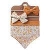 3 In 1 Baby Drooling Towel Cotton Printed Double Sided Triangle Towel Headband Set Waterproof Bibs, Style: DP069-9