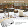 Outdoor Faucet Backflow Valves Anti-Freeze Cover Water Faucet Protector 43 x 52cm