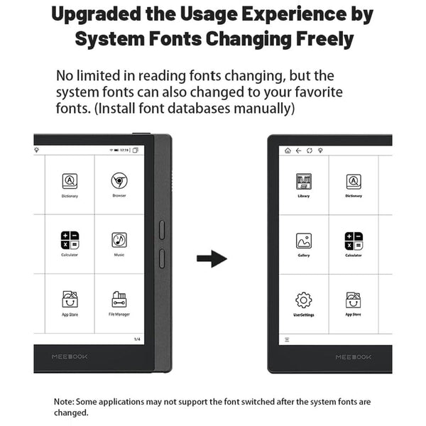 Meebook M7 6.8 inch E-ink Screen Kindle, 3GB+32GB, Android 11 Cortex A55 Quad Core 1.8GHz(Black)