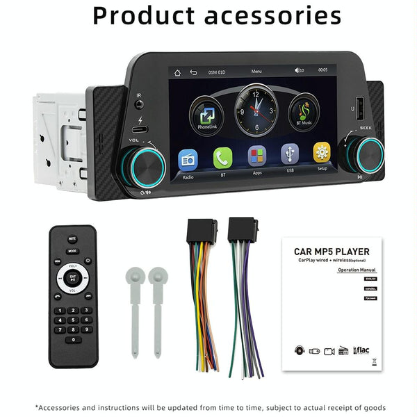 5-Inch Wireless MP5 Car Universal Bluetooth Hands-Free Radio(F152W)