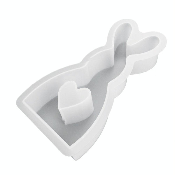 DIY Epoxy Easter Desktop Decoration Candle Silicone Mold, Spec: Rabbit 001