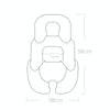 Baby Stroller Seat Cushion Safety Seat Protector Cushion, Color: White
