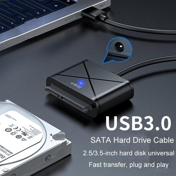 JINGHUA USB3.0 To SATA HDD Adapter Cable For 2.5/3.5 Inch External HDD SSD Hard Drive(30cm)