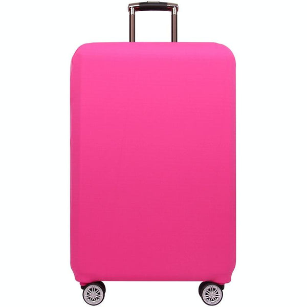 Thickened Wear-resistant Stretch Luggage Dust-proof Protective Cover, Size: S(Rose Red)
