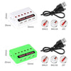 One To Six 3.7V Lithium Battery Drone USB Charger, Color: White XH4.0 Port