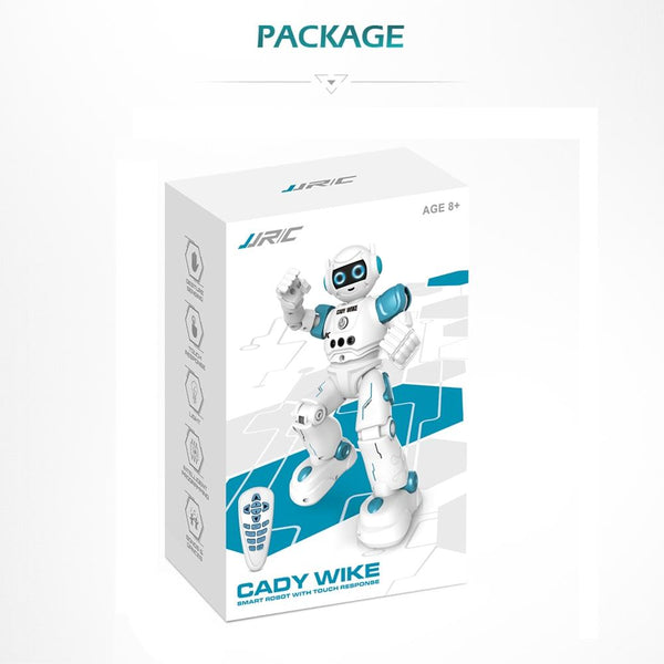 JJR/C R11 CADY WIKE Smart Touch Control Robot with LED Light, Support Waling / Sliding Mode (Green)