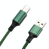USB 2.0 to Square Port A/B Printer Adapter Cable, Length:2m(Green)
