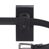 6.5 Inch  Men Vertical Mobile Phone Waist Bag Litchi Pattern Back Clip Buckle Belt Leather Case